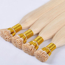China extensiones pre consolidadas onduladas del pelo del grado 7A, extensiones pre consolidadas del pelo de la extremidad del palillo proveedor