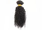 Armadura negra de las extensiones del cabello humano, armadura natural del cabello humano de Remy del brillo proveedor