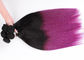 Extensiones púrpuras del cabello humano de Remy, ningunas extensiones de vertimiento del pelo de 100g Remy proveedor