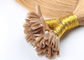 Cutícula llena del clavo U de la extremidad de Remy de las extensiones pre consolidadas duraderas del cabello humano alineada proveedor