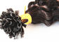Las extensiones rizadas pre consolidadas resistentes del cabello humano se pueden enderezar 8 - 40 pulgadas proveedor